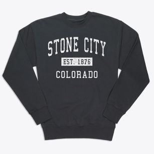 Stone City Colorado Classic Established Premium Crewneck Sweatshirt