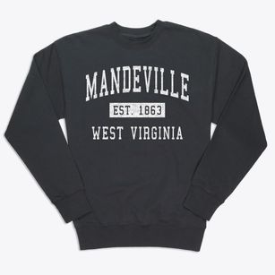 Mandeville West Virginia Classic Established Premium Crewneck Sweatshirt