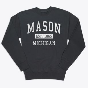 Mason Michigan Classic Established Premium Crewneck Sweatshirt