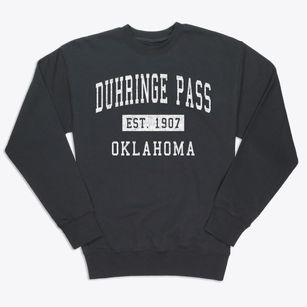 Duhringe Pass Oklahoma Classic Established Premium Crewneck Sweatshirt