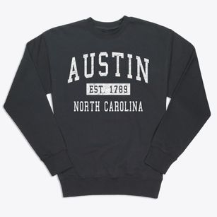Austin North Carolina Classic Established Premium Crewneck Sweatshirt