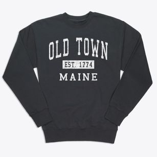 Old Town Maine Classic Established Premium Crewneck Sweatshirt