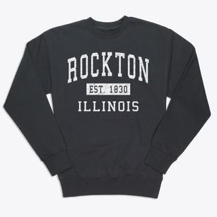 Rockton Illinois Classic Established Premium Crewneck Sweatshirt
