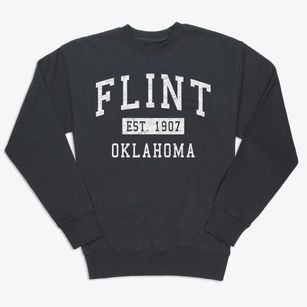 Flint Oklahoma Classic Established Premium Crewneck Sweatshirt