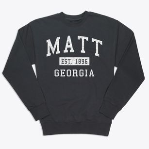 Matt Georgia Classic Established Premium Crewneck Sweatshirt