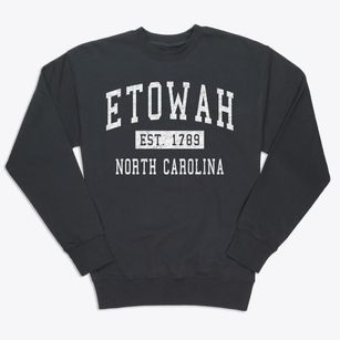 Etowah North Carolina Classic Established Premium Crewneck Sweatshirt