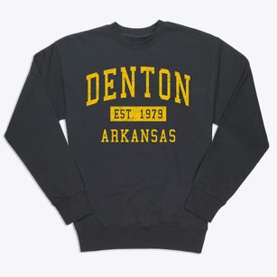 Denton Arkansas Classic Established Premium Crewneck Sweatshirt
