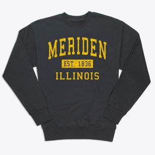Meriden Illinois Classic Established Premium Crewneck Sweatshirt