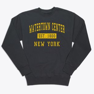 Watertown Center New York Classic Established Premium Crewneck Sweatshirt