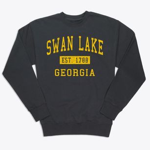 Swan Lake Georgia Classic Established Premium Crewneck Sweatshirt