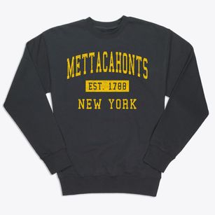 Mettacahonts New York Classic Established Premium Crewneck Sweatshirt