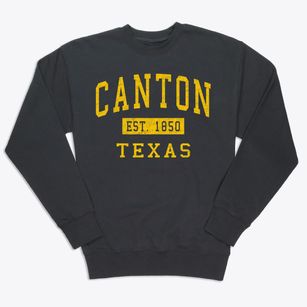 Canton Texas Classic Established Premium Crewneck Sweatshirt