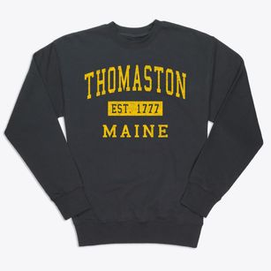 Thomaston Maine Classic Established Premium Crewneck Sweatshirt