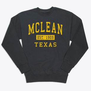 Mclean Texas Classic Established Premium Crewneck Sweatshirt