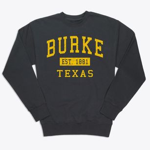 Burke Texas Classic Established Premium Crewneck Sweatshirt