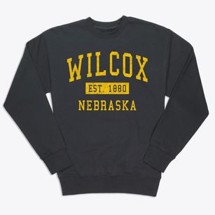 Wilcox Nebraska Classic Established Premium Crewneck Sweatshirt