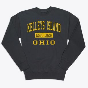Kelleys Island Ohio Classic Established Premium Crewneck Sweatshirt