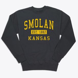 Smolan Kansas Classic Established Premium Crewneck Sweatshirt