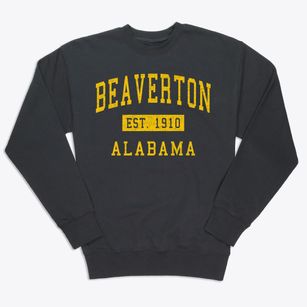 Beaverton Alabama Classic Established Premium Crewneck Sweatshirt