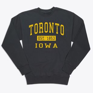 Toronto Iowa Classic Established Premium Crewneck Sweatshirt