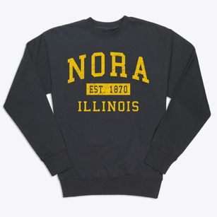 Nora Illinois Classic Established Premium Crewneck Sweatshirt