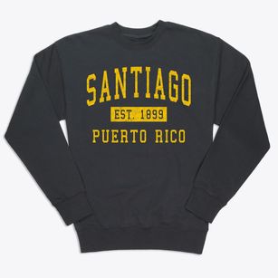Santiago Puerto Rico Classic Established Premium Crewneck Sweatshirt