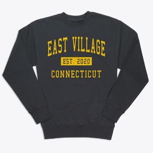 East Village Connecticut Classic Established Premium Crewneck Sweatshirt