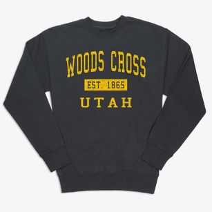 Woods Cross Utah Classic Established Premium Crewneck Sweatshirt