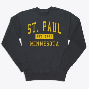 St. Paul Minnesota Classic Established Premium Crewneck Sweatshirt