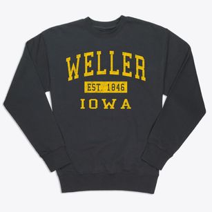 Weller Iowa Classic Established Premium Crewneck Sweatshirt