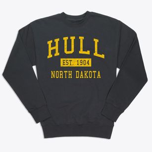Hull North Dakota Classic Established Premium Crewneck Sweatshirt