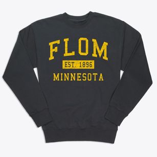 Flom Minnesota Classic Established Premium Crewneck Sweatshirt