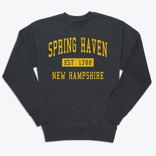 Spring Haven New Hampshire Classic Established Premium Crewneck Sweatshirt