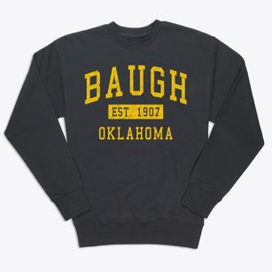 Baugh Oklahoma Classic Established Premium Crewneck Sweatshirt