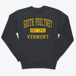 South Poultney Vermont Classic Established Premium Crewneck Sweatshirt