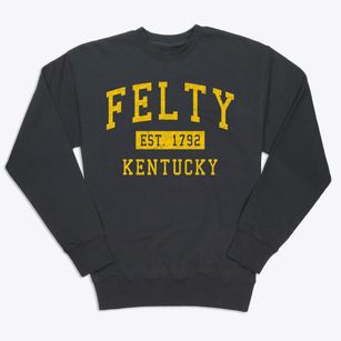 Felty Kentucky Classic Established Premium Crewneck Sweatshirt