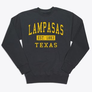 Lampasas Texas Classic Established Premium Crewneck Sweatshirt