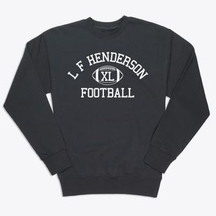 L F Henderson Intermediate School Classic Football Premium Crewneck Sweatshirt