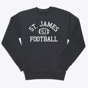 Saint James School Classic Football Premium Crewneck Sweatshirt