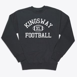 Kingsway Christian School Classic Football Premium Crewneck Sweatshirt