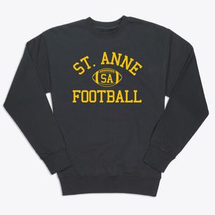 Saint Anne School Classic Football Premium Crewneck Sweatshirt