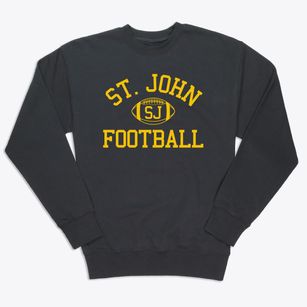 Saint John School Classic Football Premium Crewneck Sweatshirt