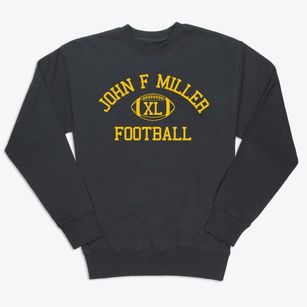 John F Miller School Classic Football Premium Crewneck Sweatshirt