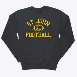 St John The Evangelist Parish Classic Football Premium Crewneck Sweatshirt