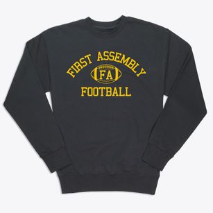 First Assembly Christian School Classic Football Premium Crewneck Sweatshirt