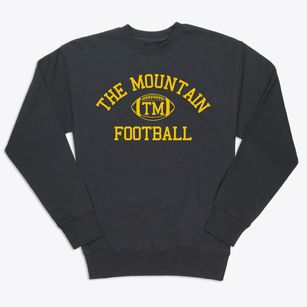 The Mountain Community School Classic Football Premium Crewneck Sweatshirt