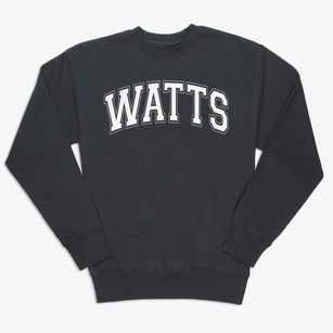 Watts Elementary School Varsity Arch Premium Crewneck Sweatshirt