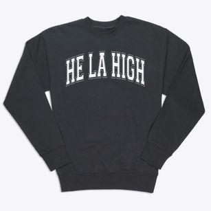 Henrietta Lacks Health And Bioscience High School Varsity Arch Premium Crewneck Sweatshirt
