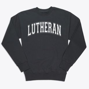 Lutheran High School Varsity Arch Premium Crewneck Sweatshirt