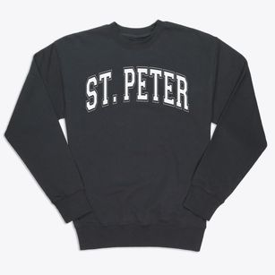 Saint Peter The Fisherman School Varsity Arch Premium Crewneck Sweatshirt